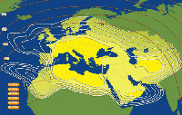 W6 at 21.5 degrees East map - picture 1